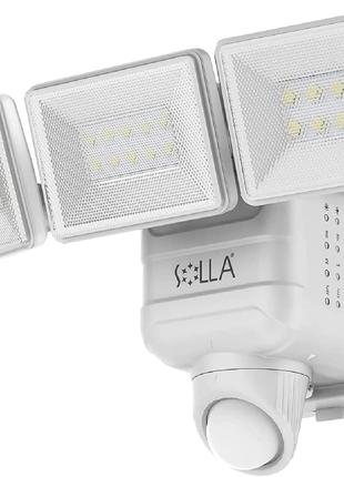Светодиодный уличный фонарь безопасности SOLLA, прожекторы с б...
