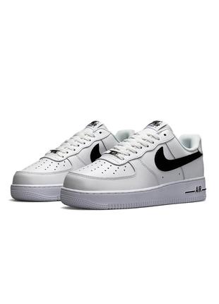 Мужские кроссовки nike air force 1 ‘07 low black white