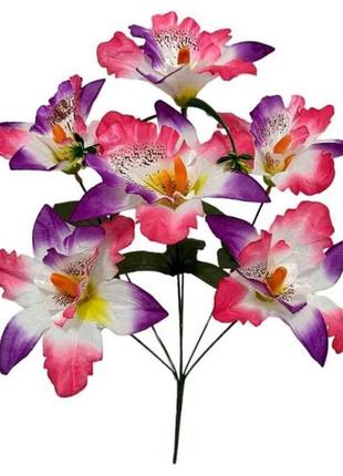 Букет штучних квітів Орхідея Самба h-51см 6 бут. (3шт) 6107 ТМ...
