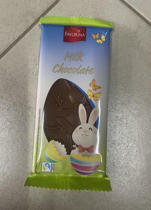 Молочний шоколад з пасхальним мотивом Favorina 100 г