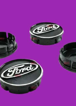 Колпачок - заглушка диска Ford Рифленый 55/60мм к-т 4шт, колпа...
