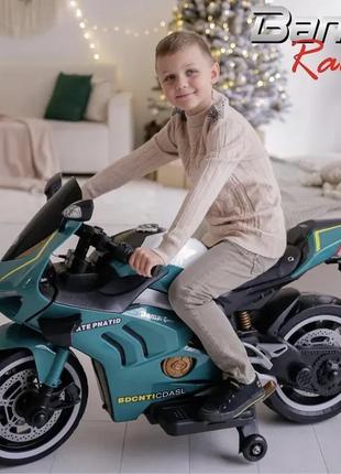 Детский электромотоцикл Ducati (зеленый цвет)