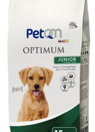 PetQM Dogs Optimum Junior (ПетКью Догс Оптимум Джуниор) сухой ...