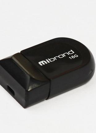 USB флеш накопитель Mibrand 16GB Scorpio Black USB 2.0 (MI2.0/...