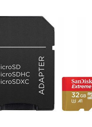 Карта памяти SanDisk 32GB microSD class 10 V30 Extreme PLUS
(S...