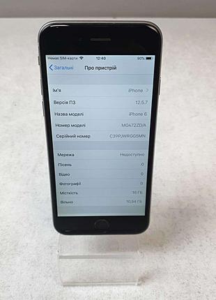 Мобільний телефон смартфон Б/У Apple iPhone 6 16Gb