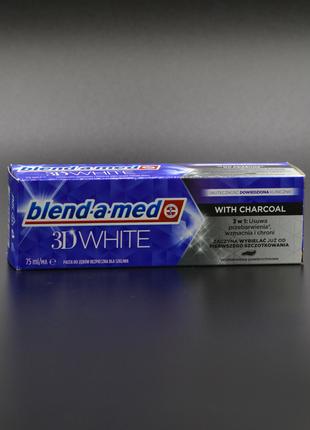 Зубная паста "blend-a-med" 3D White / с углем / 75мл
