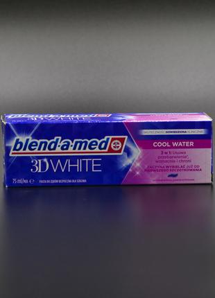 Зубна паста "blend-a-med" 3D White / Прохолодна вода / 75мл