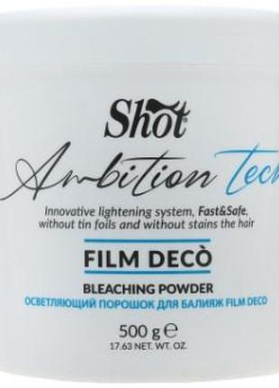 Осветляющий порошок для балаяжа - Shot Ambition Tech Film Deco...