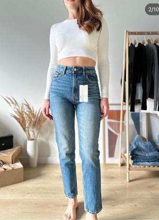 джинси мом фіт Zara