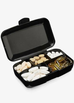 Таблетница Optimum Nutrition Pill Box (Black/Gold)