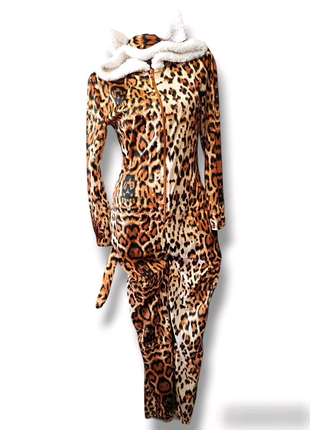 Леопардовий комбінезон костюм леопард
