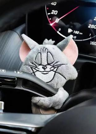 Мякая игрушка в авто на руль Том кот Tom and Jerry
