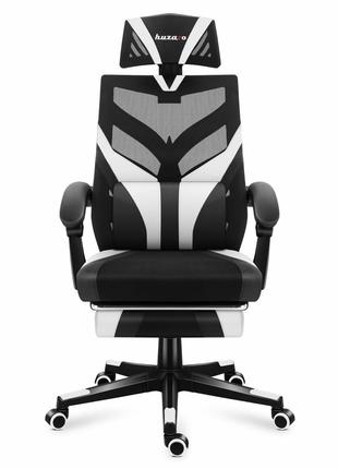 Комп'ютерне крісло HUZARO Combat 5.0 White (тканина)
