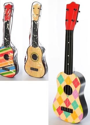 Гітара 2508D 4 струни, мікс видів, чохол, 18,5-57,5-6 см.