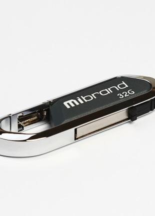 USB флешнакопичувач Mibrand 32 GB Aligator Grey USB 2.0 (MI2.0...