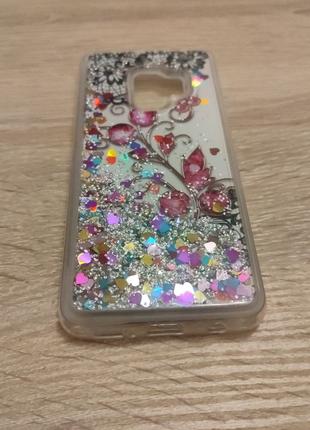 Чехол Glitter для Samsung Galaxy S9 / G960 силиконовый аквариум