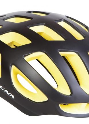 Шлем велосипедный СIGNA TT-4 черно-желтый L (58-61см)