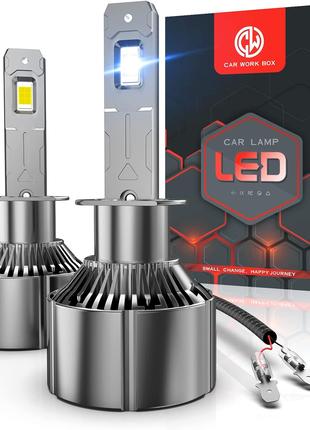 CAR WORK BOX H1 LED 12000LM, Светодиодные лампы 6000K для авто...