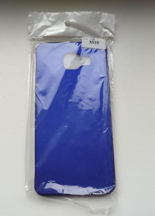 Силиконовый чехол для Samsung Galaxy A5/A510 фиолетовый