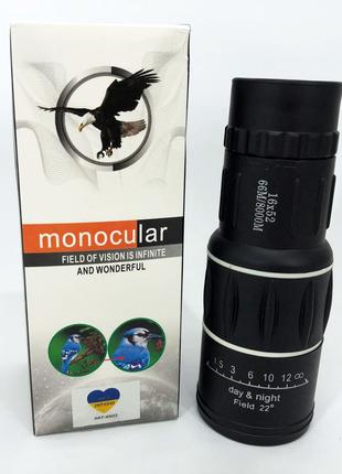 Монокуляр Bushnell 16x52 PowerView монокль, Бушнел, подзорная ...