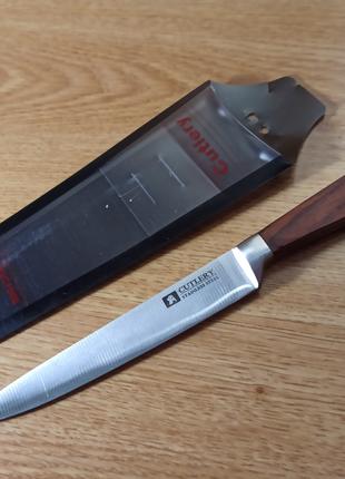 Кухонный нож из нержавеющей стали. Нож для нарезки для рыбы.