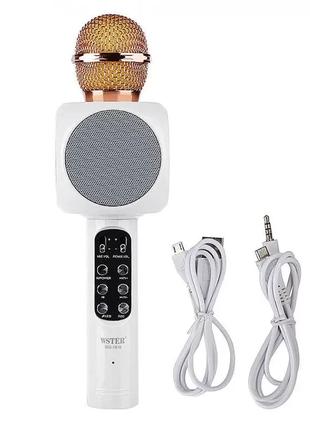Бездротовий караоке мікрофон WS-1816 білий