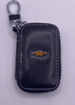 Брелок Ключниця з логотипом Шевроле, чохол для ключа авто Chev...