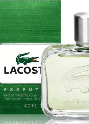 Чоловіча туалетна вода Lacoste Essential (125 мл) Зелена упаковка