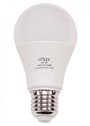 Лампа світлодіодна LED А60 (060-HE) E27 10Вт 3000К ТМ LUXEL