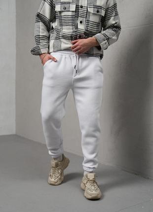 Штани чоловічі з тринитки "Fleece" Intruder білі
