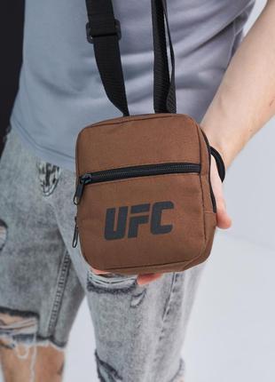 Барсетка -гаманець коричневий UFC
