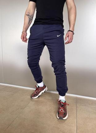 Штани чоловічі трикотажні Nike сині