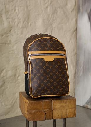 Рюкзак Louis Vuitton шкіряний коричневий