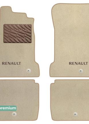 Двухслойные коврики Sotra Premium Beige для Renault Latitude (...