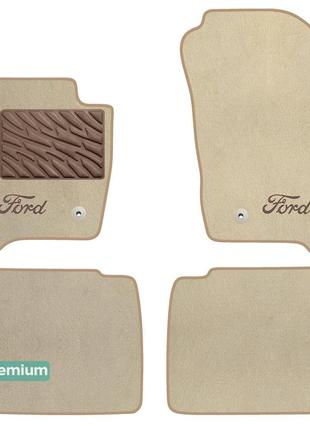 Двухслойные коврики Sotra Premium Beige для Ford Galaxy (mkIII...