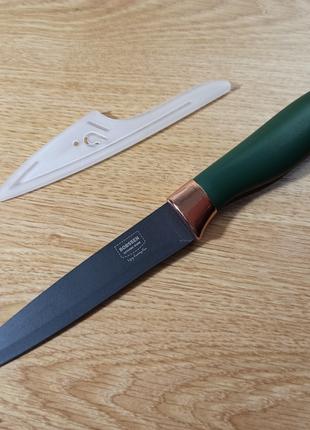 Нож кухонный универсальный с пластиковой ручкой 24см