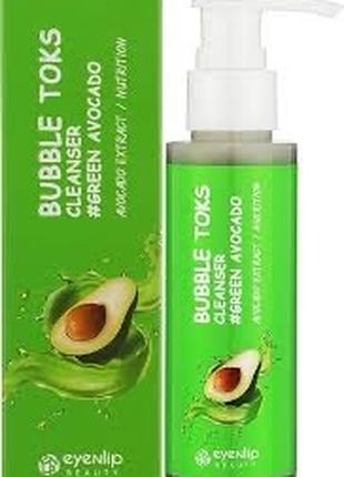 Киснева пінка для вмивання Eyenlip Green Toks Bubble Cleanser,...