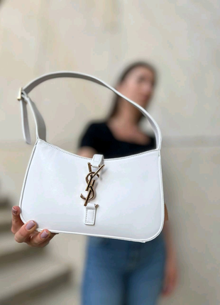 Жіноча сумка Yves Saint Laurent Hobo white