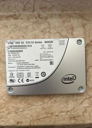 SSD Intel DC S3510 Series 800GB 2.5" SATAIII