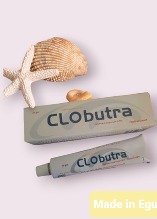 Clobutra Клобутра 0,05% крем Псоріаз екзема 25 гр Єгипет