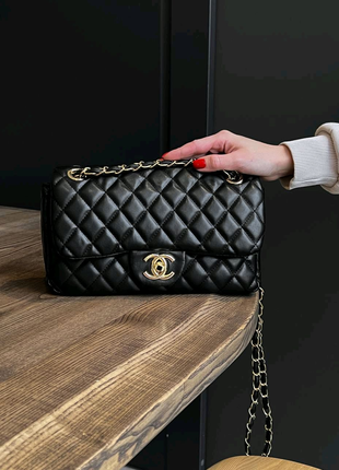 Жіноча сумка Chanel Black Gold