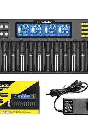 LiitoKala Lii-S12 - зарядное устройство на 12 аккумуляторов Li...
