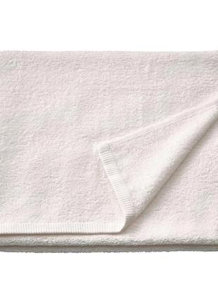 Банное махровое полотенце ИКЕА белый 91х138 см