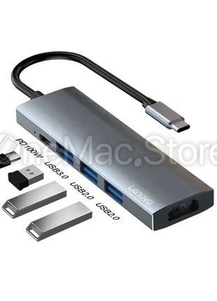 Док-станция Lenovo с портом USB-C 5в1 Hub