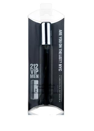 Мініпарфуми чоловічої Carolina Herrera 212 VIP 20 мл