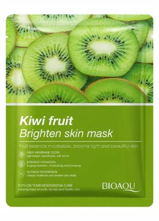 Маска для обличчя BIOAQUA Kiwi Fruit Brighten Skin Mask з екст...