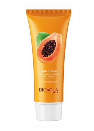 Пінка для вмивання BIOAQUA Papaya Cleansing з екстракту папаї ...