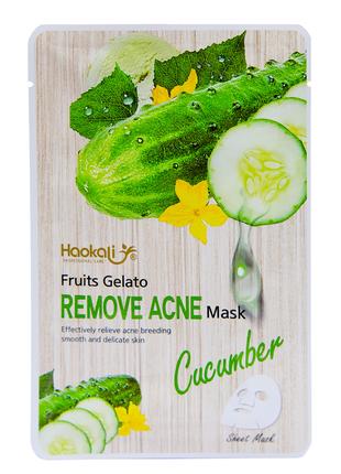 Тканинна маска Wokali Cucumber Fruits Gelato Remove Acne Mask ...