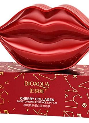 Патчі для губ BIOAQUA Cherry Collagen Moisturizing Lip Mask з ...